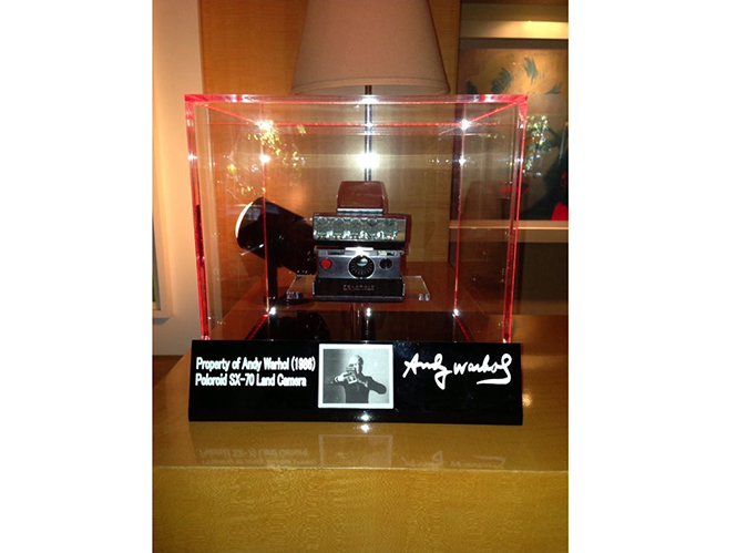 Andy Warhol's personal Polaroid