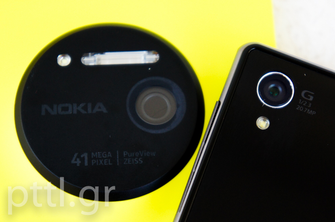 Sony Z1 vs Nokia Lumia 1020