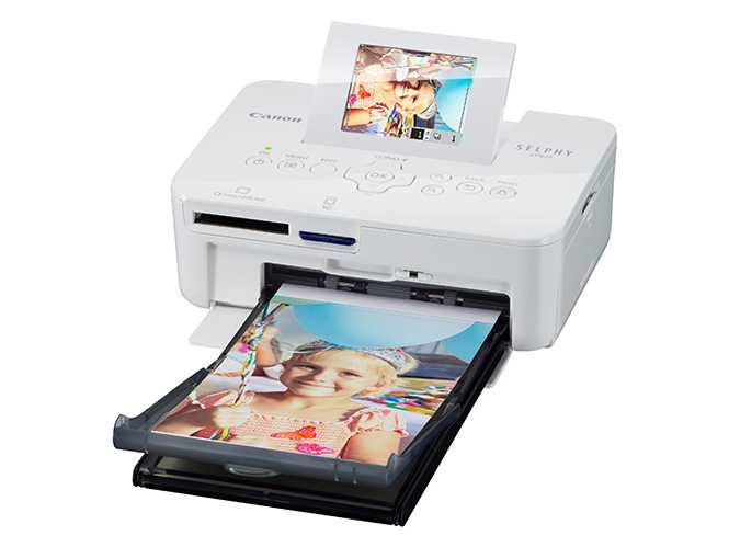 SELPHY CP820 Packshot FSL LCD up paper tray White