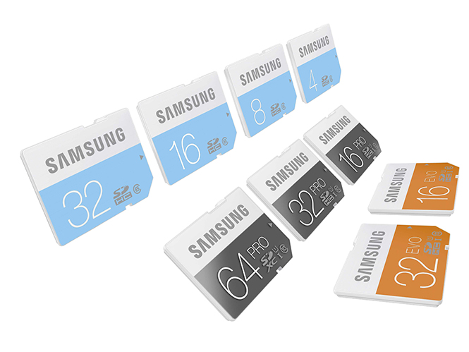 Samsung lineup_SD cards
