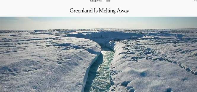 Greenland is Melting Away