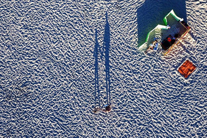 Miedzyzdroje plaża, Poland by Drone Expert 