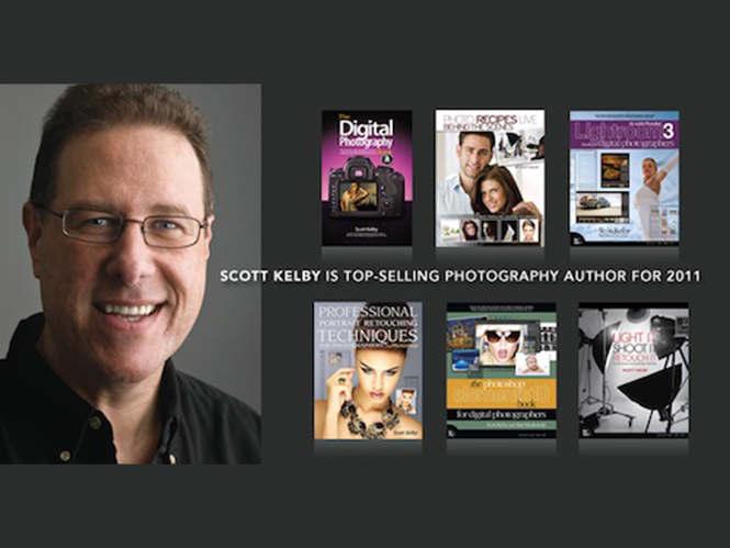 Ο Scott Kelby κορυφαίος σε πωλήσεις συγγραφέας φωτογραφικών βιβλίων για το 2011