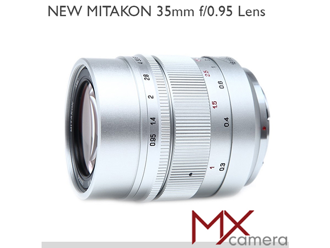 Φακός Mitakon 35mm f/0.95 MF για mirrorless μηχανές