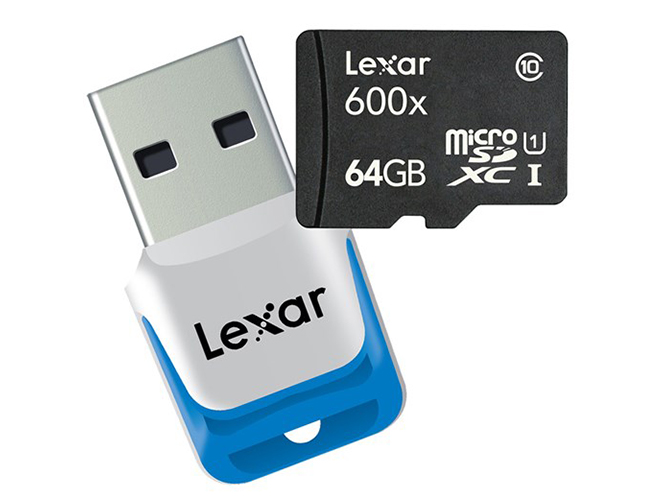 Νέα κάρτα μνήμης microSDXC 64GB με 600x ταχύτητα από την Lexar