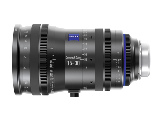 Η Zeiss ετοιμάζει δύο νέους κινηματογραφικούς φακούς, τους Zeiss 15-30mm T2.9 και 100mm T1.9