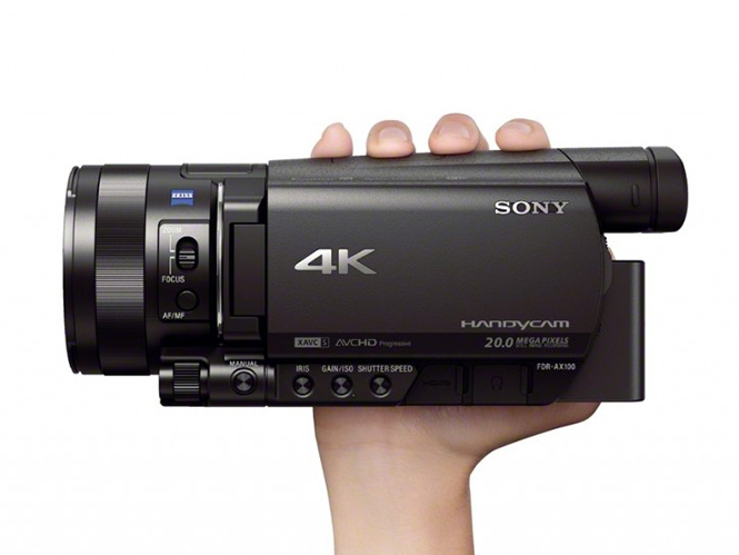 Μία πρώτη ματιά στη νέα Sony Handycam FDR-AX100 με ανάλυση 4K
