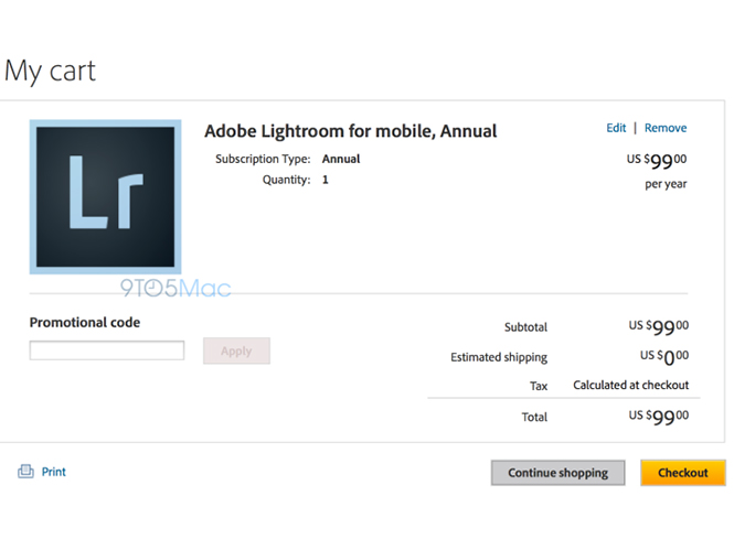 Η Adobe ετοιμάζει έκδοση του Lightroom για tablets;