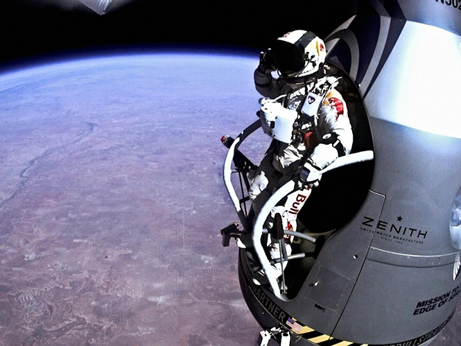 H GoPro μας παρουσιάζει το άλμα Red Bull Stratos απο την οπτική του Baumgartner