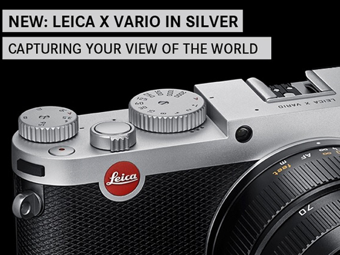 Η Leica παρουσιάζει την Leica X Vario σε ασημί χρώμα