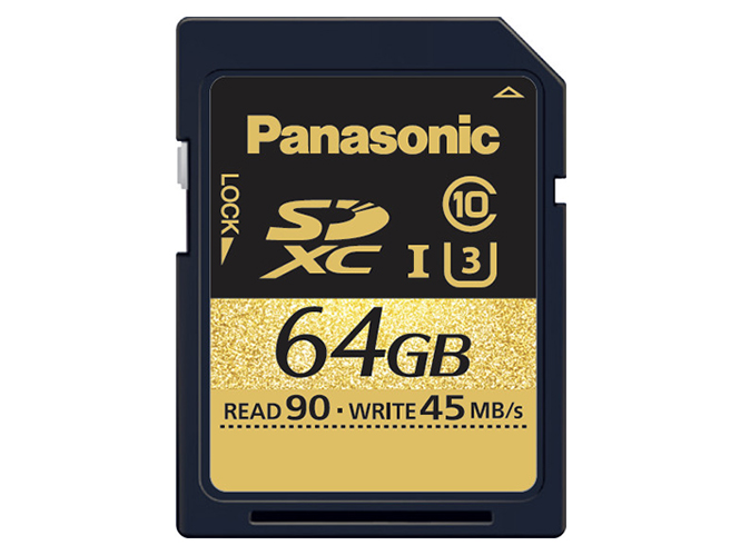 Νέα σειρά καρτών μνήμης Panasonic Gold Series “SDUC”