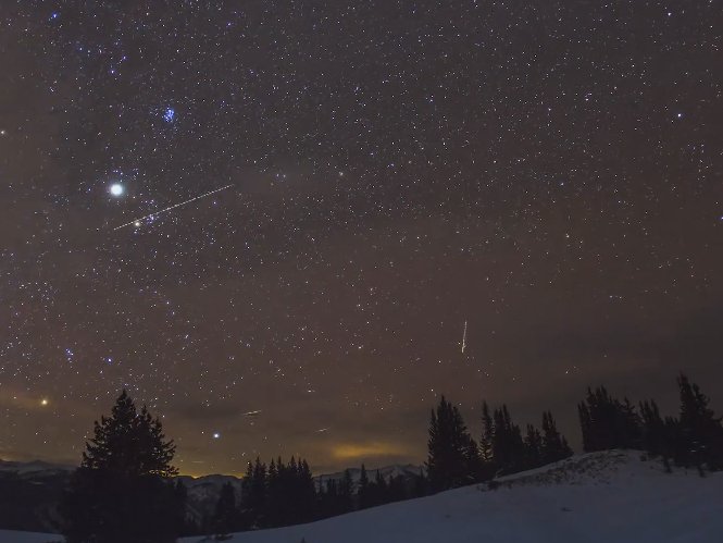 Meteor, βροχή μετεωριτών σε ένα Time Lapse video που κόβει την ανάσα