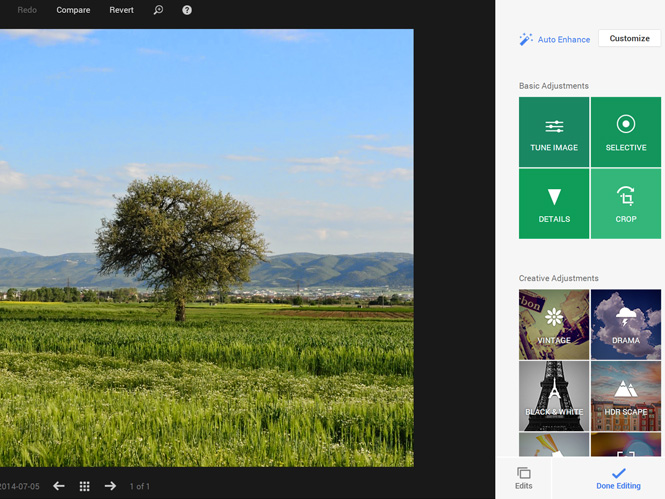Αναβάθμιση για το Google+ με την προσθήκη των δυνατοτήτων της εφαρμογής Snapseed