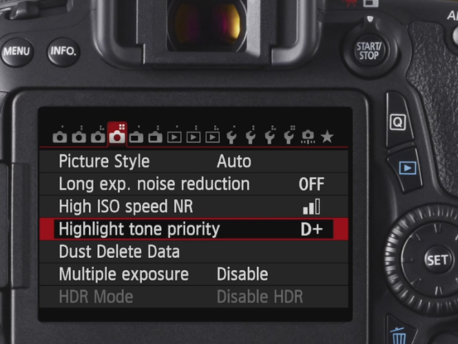 Χρησιμοποιήστε στην Canon DSLR σας την επιλογή Highlight Tone Priority για καλύτερες εικόνες