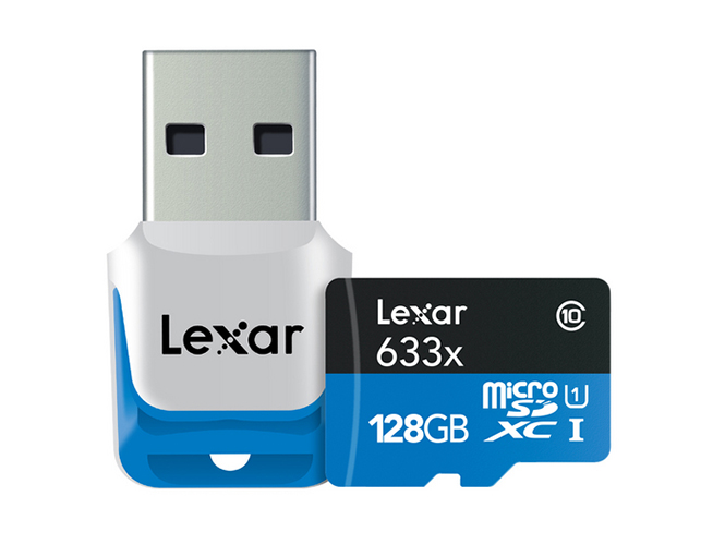 Νέα Lexar High-Performance microSDXC UHS-I με χωρητικότητα 128GB και ταχύτητα 633x