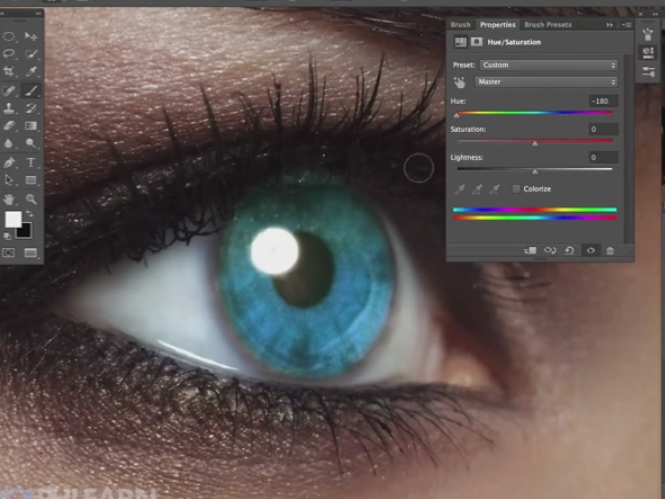 Αλλάξτε το χρώμα των ματιών στο Adobe Photoshop