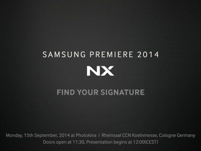 Η Samsung μας προετοιμάζει για την Samsung NX1, η οποία έρχεται στις 15 Σεπτεμβρίου