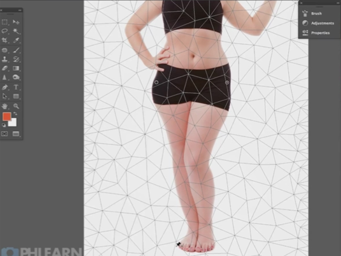 Πως να αλλάξετε την μορφή ενός σώματος στο Adobe Photoshop