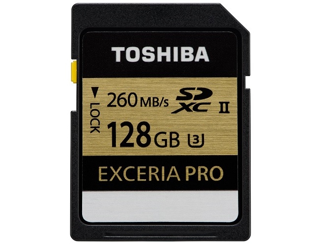 Η Toshiba ανακοίνωσε την αναβάθμιση της σειράς SD καρτών Exceria Pro