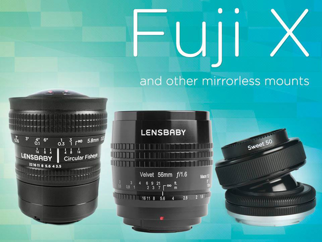 H LensBaby ανακοίνωσε την διάθεση των φακών της για το σύστημα X της Fujifilm