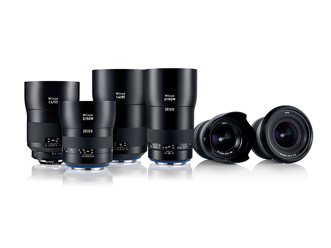 ZEISS Milvus, νέα σειρά φακών για Canon και Nikon DSLR μηχανές