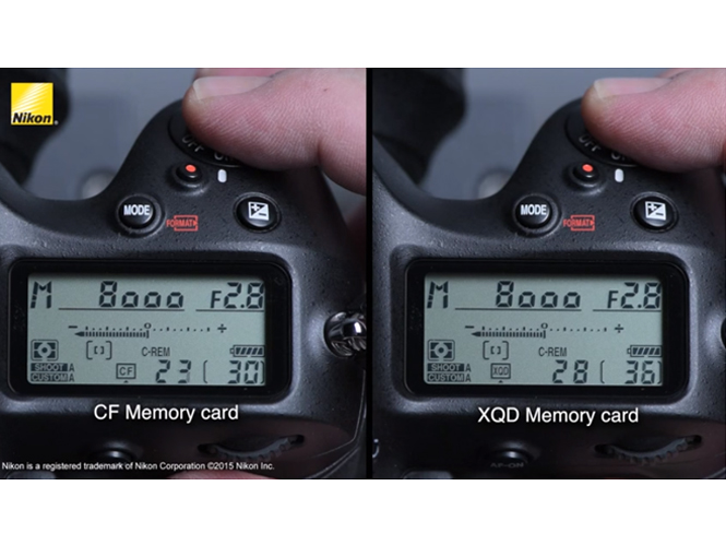 XQD εναντίον Compact Flash σε τεστ της Nikon