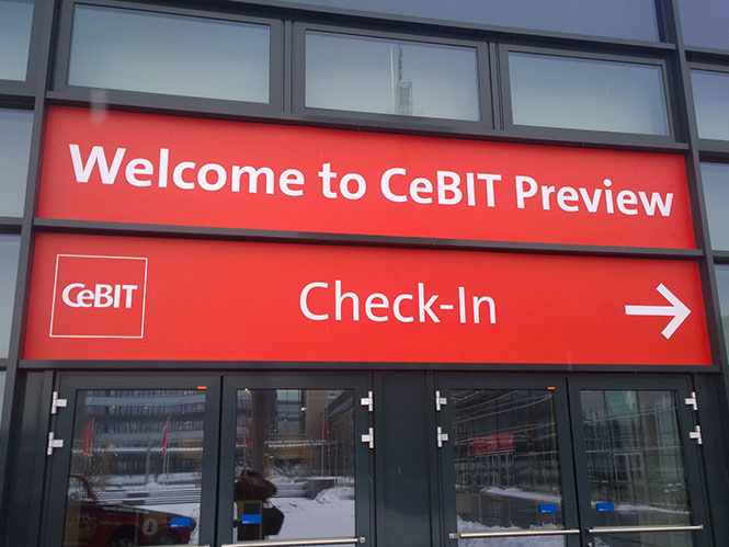 Το pttlgr βρέθηκε στη CeBIT Preview 2016