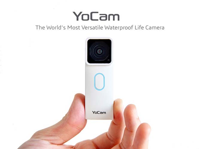 YoCam, η πιο μικρή αδιάβροχη κάμερα για να την φοράτε πάντα πάνω σας
