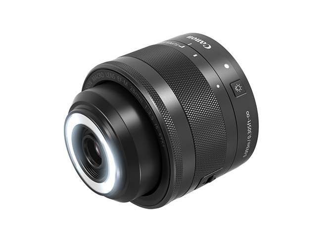 Canon EF-M 28mm f/3.5 Macro IS STM, ο πρώτος φακός με ενσωματωμένο LED φως