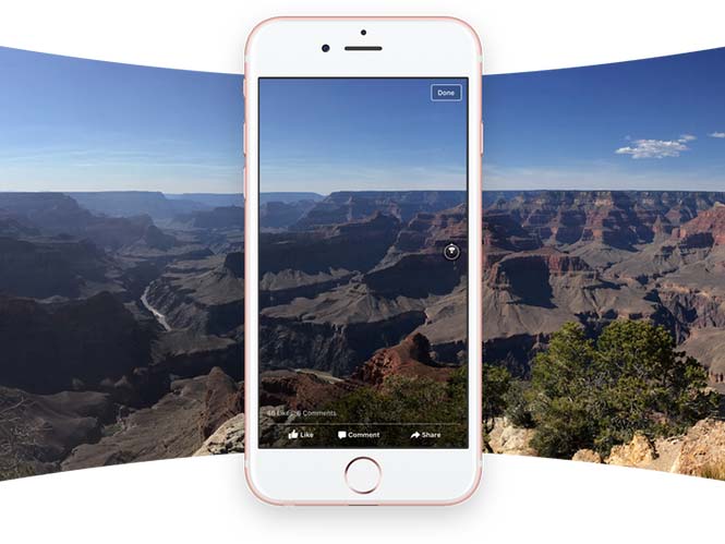 Facebook: Υποστηρίζει και φωτογραφίες 360 μοιρών