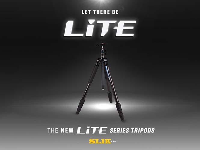 SLIK LITE: η πρώτη σειρά τριποδιών με ενσωματωμένο LED