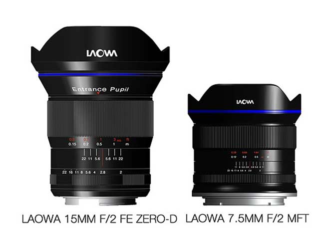 Παρουσιάστηκαν οι νέοι φακοί Laowa 7.5mm F2 και 15mm F2 FE Zero-D