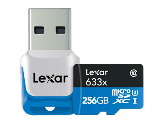H Lexar παρουσίασε νέα microSDXC κάρτα μνήμης στα 256GB