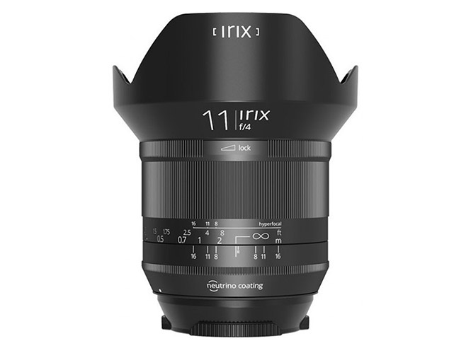 Ανακοινώθηκε ο νέος υπερ-ευρυγώνιος φακός Irix 11mm f/4.0