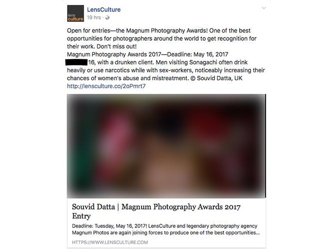 LensCulture: Η φωτογραφία προώθησης διαγωνισμού που ξεσήκωσε θύελλα αντιδράσεων