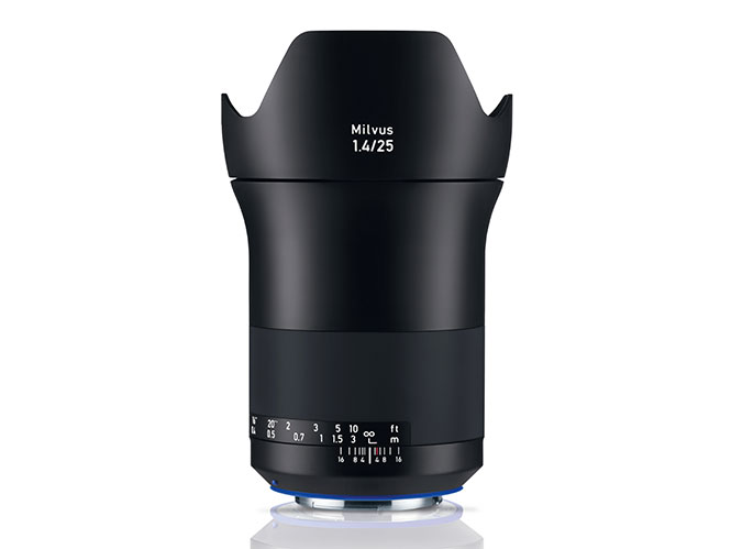 ZEISS Milvus 1.4/25, ανακοινώθηκε ο νέος prime ευρυγώνιος για Canon και Nikon DSLR μηχανές