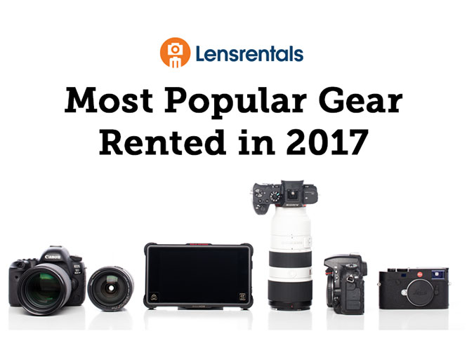 LensRentals: Αυτός είναι ο φωτογραφικός εξοπλισμός που χρησιμοποιήθηκε περισσότερο το 2017