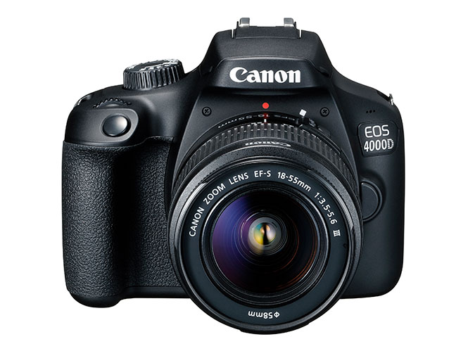 H Canon EOS 4000D είναι η πιο φθηνή entry level DSLR μηχανή της Canon