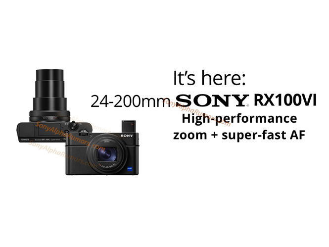 Ανακοινώνεται η νέα premium compact μηχανή Sony RX100 VI;