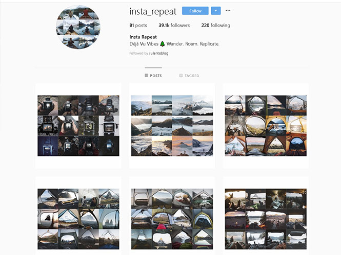 Instagram: Δείτε πόσο μεγάλη είναι η έλλειψη πρωτοτυπίας στις εικόνες που υπάρχουν