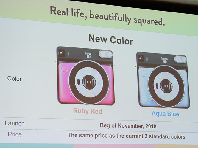 Fujifilm instax SQUARE SQ6: Διαθέσιμη σε δύο νέα χρώματα