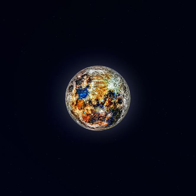 Φωτογράφος τράβηξε 150.000 φωτογραφίες το φεγγάρι και το αποτέλεσμα είναι φανταστικό