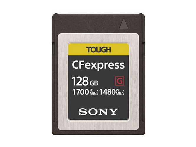 Η Sony παρουσίασε CFexpress κάρτα στα 128GB με ταχύτητες μέχρι 1.7 GB/δευτ.
