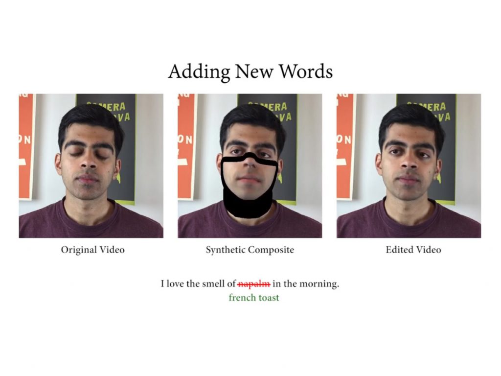 Νέο λογισμικό μπορεί να αλλάξει τα λόγια ενός ανθρώπου σε ένα βίντεο με απόλυτη αληθοφάνεια