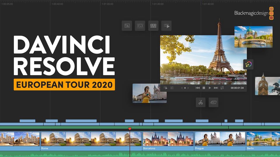 DaVinci Resolve European Tour 2020: Στις 3 Μαρτίου στον Πειραιά με δωρεάν είσοδο