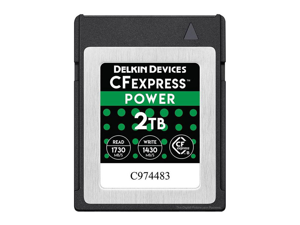 Delkin: Ανακοίνωσε κάρτα μνήμης CFexpress στα 2TB με ταχύτητα ανάγνωσης 1730ΜΒ/δευτ. και τιμή πάνω από 1.000 δολάρια!