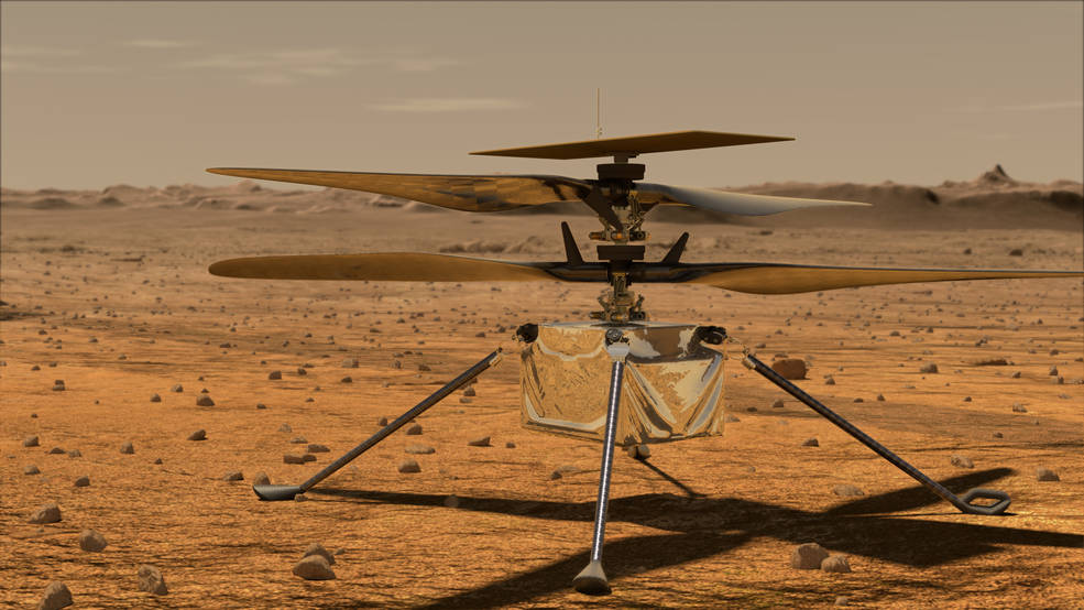 To Ingenuity Mars Helicopter θα είναι το πρώτο αεροσκάφος σε άλλο πλανήτη και θα κάνει την πρώτη πτήση στην ιστορία της ανθρωπότητας!