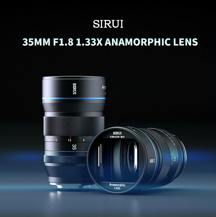 SIRUI 35mm f/1.8 1.33x Anamorphic: Διαθέσιμος για προ-παραγγελίες μέσω Indiegogo με τιμή από 509 ευρώ!