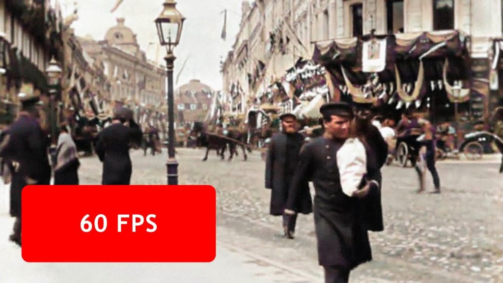 Φοβερό 4Κ 60fps έγχρωμο βίντεο από την Μόσχα του 1896!