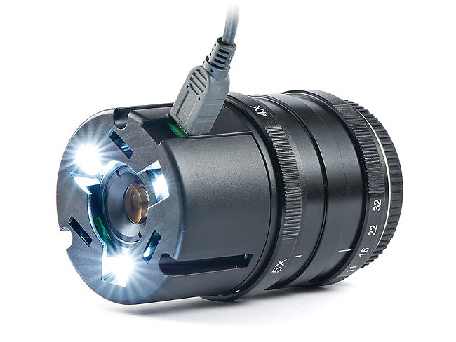 Yasuhara Nanoha Macro Lens 5:1: Φακός με τεράστια μεγέθυνση και ενσωματωμένα LED φώτα!